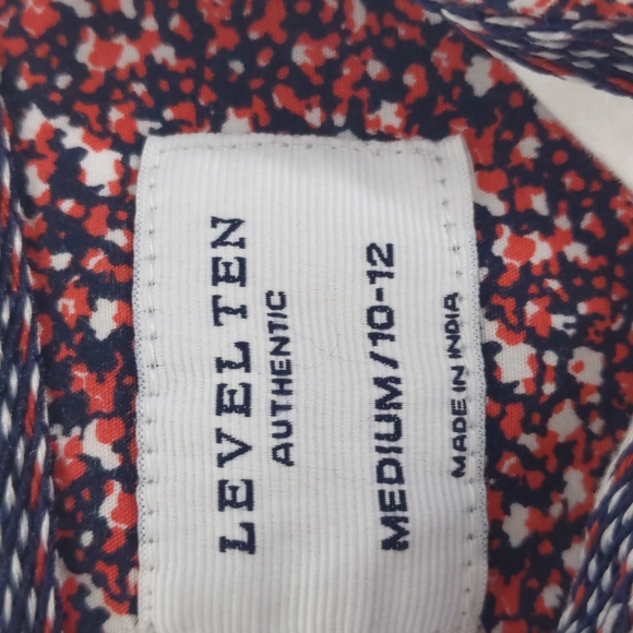 Level Ten Button down shirt Boys Size Medium 10/12 - Picture 3 of 6